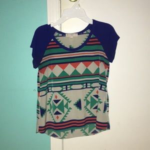 Junior’s Aztec Print Shirt